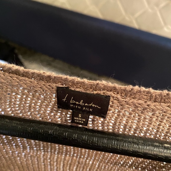 Aritzia brown knit crop sweater - Picture 4 of 5